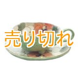 画像: コーヒー碗皿　花花兎（緑）[瀬戸焼]